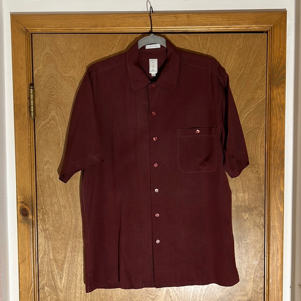 Burma Bilas Silk Button Down